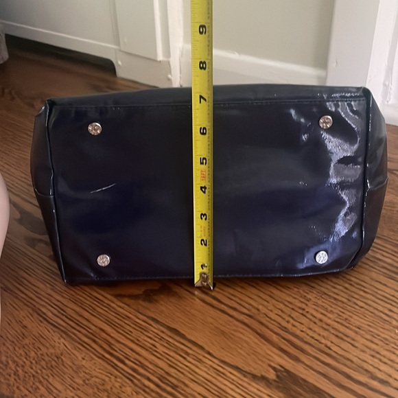 MZ Wallace Chelsea Tote small in Navy Gloss. - Picture 11 of 14